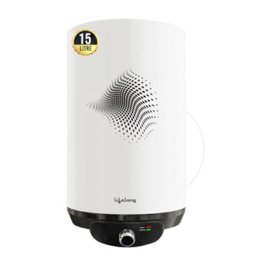 Lifelong Water Heater – 15 Ltr Geyser With 5 Star Bee Rating – 2000W Electric For Bathroom – Wall Mount Hot Water Storage With Glass Lined Tank (Llswh115)