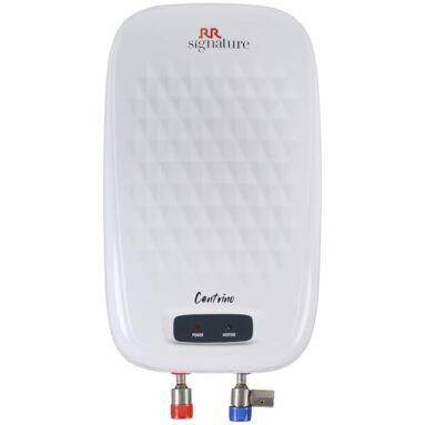 Rr Signature Centrino 5L Water Heater For Home | Instant Storage Geyser With Whirflow Technology | 100% Copper Heating Element | Rust & Shock Proof Body|2 Yr Warranty On Product & 5 Year On Tank By Rr