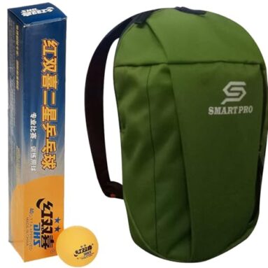 Dhs Tt Ball 40Mm 2 Star Orange (6 Pcs Box) 36 Pcs With Smart Pro Tt Special Cover Speed Green