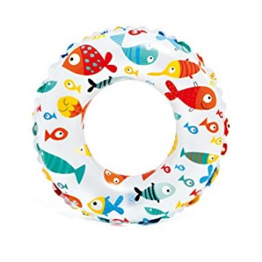 Intex 59241-1 Lively Print Swim Ring, Blue