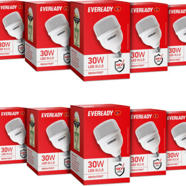 Eveready 30 W Basic Standard B22 Led Bulb(White, Pack Of 10)
