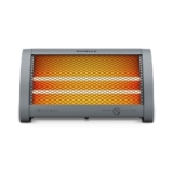 Havells Cozio Nuo Room Heater| Dual Heat Setting 400/800 Watt| Dual Quartz Heating Rods| Silent Operation| Tip Over Protection| Fire Retardant Material| Anti Rust Reflector| 2 Year Warranty(Grey)