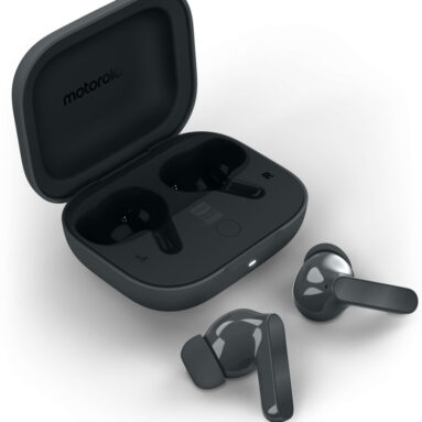 Motorola Moto Buds Bass |Hi-Res Audio & Ldac | 12.4Mm Drivers |50Db True Anc | 6 Mic Bluetooth(Grey, True Wireless)