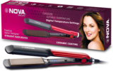 Nova Temperature Control Professional Nhs 870 Hair Straightener(Black/Red)