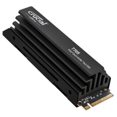 Crucial® T705 2Tb Pcie Gen5 Nvme M.2 Ssd With Heatsink