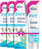 Veet Pure Hair Removal – Sensitive Skin Cream 100G,Set Of 3 Cream(300 G, Set Of 3)