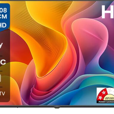 Haier 108 Cm (43 Inch) Ultra Hd (4K) Led Smart Google Tv 2025 Edition With Voice Assistance Remote Control Hdr10 Memc Dolby Audio Total Sonic Chromecast Built-In Dual Band Wi-Fi 2Gb Ram + 32Gb Rom(43H5E)