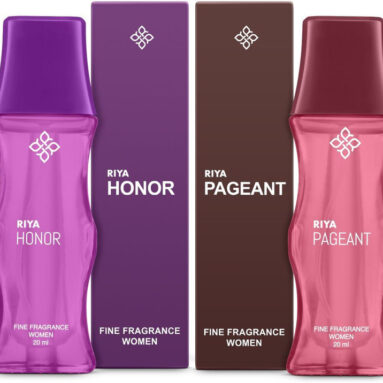 RIYA Honor and Pageant Perfume for Girls| 20 ml Each|Set of 2 |Long Lasting Fragrance Eau de Parfum  –  40 ml(For Women)