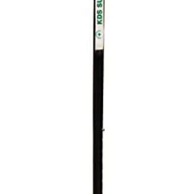 Kds Surgical 1 Leg Height Adjustable Old People Crutch Handle Walking Stick (Black)