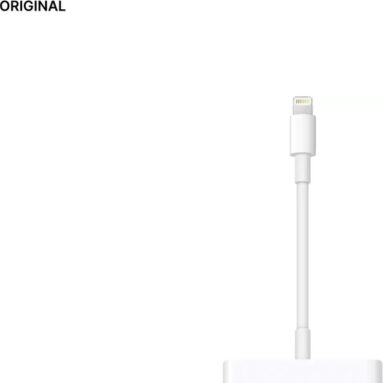 Apple Vga Cable 1 A 0.1 M Md825Zm/A(Compatible With Lightning To Vga Adapter, White, One Cable)