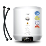 Haier Precis Pro Water Geyser 10 Litre 5 Star 2000W Electric Storage Geyser Free Installation & Connection Pipes Worth Inr 700| Warranty 7 Yr On Tank| Advanced Pp Body| Shock Proof| 11-Level Safety