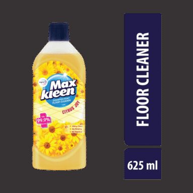 Maxkleen Disinfectant Surface & Floor Cleaner Liquid, Suitable For All Floor Cleaner Mops Citrus Joy(625 Ml)