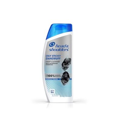 Head & Shoulders Deep Cleanse Anti Dandruff Shampoo With Oxygenated Charcoal, Fights Oily & Sticky Dandruff, Upto 100% Dandruff Protection, 72 Ml