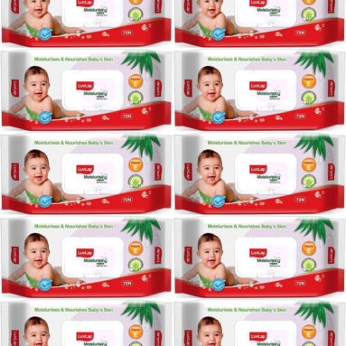 Luvlap Moisturising Wipes With Aloe Vera 72/W(10 Wipes)