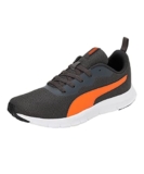 Puma Mens Snatch V2 Dark Shadow-Vibrant Orange-White Sneaker – 8 Uk (39178302)