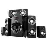 Zebronics Dragon 2 5.1 Home Theater Speaker With 8″ Subwoofer, 190W Rms Powerful Bass, Bluetooth 5.0, Wall Mount, Ac-3 Surround Sound, Dual Mic Input, Remote Control & Led Display