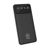 Wings Hyper Charge 10000Mah Power Bank,20W Powerbank Fast Charging,Dual Output Powerbank With Fast Pd Output,Li-Polymer, Multi- Protection Powerbank For Iphone, Android & Other Devices, Made In India