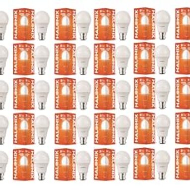 Halonix 9W B22 Led Cool White Bulb, Pack Of 50
