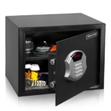 Honeywell Safes & Door Locks – 5103 Medium Steel Security Safe With Hotel-Style Digital Lock, 0.83-Cubic Feet, Black