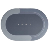 Adl Passion Non Slip Mat For Bathroom/Super Absorbent Soft Carpet/Bathroom Mat/Floor Mat/Door Mat Anti-Skid (58Cm X 38Cm) (Home)