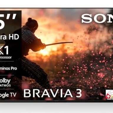 Sony Bravia 3 Series 139 Cm (55 Inches) 4K Ultra Hd Ai Smart Led Google Tv K-55S30B (Black)