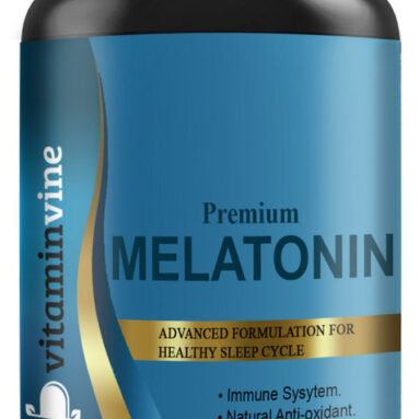 Vitaminvine Sleeping Pills Aid For Deep Sleep With Melatonin Tablets (D70)(30 Tablets)