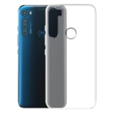 Sars Soft Silicon Protective Flixible Tpu Back Case Cover For Motorola One Fusion Plus – Transparent