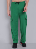 Go Devil Regular Fit Men Green Trousers