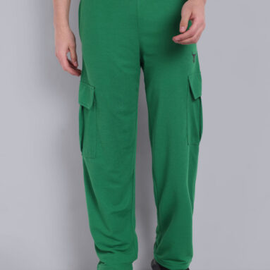 Go Devil Regular Fit Men Green Trousers