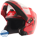 Vega Crux Marvel Deadpool Motorbike Helmet(Red Black)