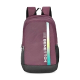 United Colors Of Benetton Brenton Polyester 26L Laptop Backpack For Unisex – Red