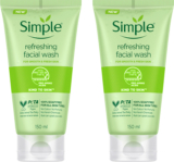 Simple Kind To Skin Refreshing Facial Wash (Pack Of 2) Face Wash(300 Ml)