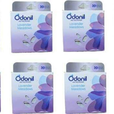 Odonil Lavender Meadows, Long Lasting Odour, Assorted Blocks Blocks Lavender Medows(8 X 50 G)