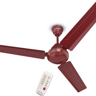 BAJAJ Crest Turbo BLDC 1200mm Red Walnut with 2 Months Warranty BLDC Motor with Remote 1200 mm Ceiling Fan(5 Star | Red Walnut | Pack of 1)