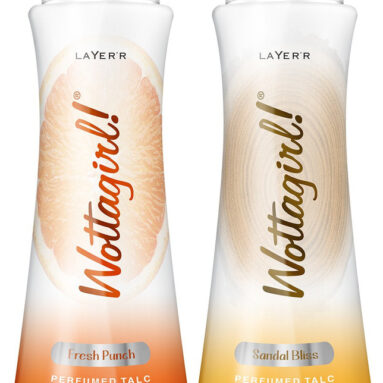 Layer’R Wottagirl Fresh Punch 100G | Sandal Bliss Perfumed Talc 100G Combo(2 X 100 G)