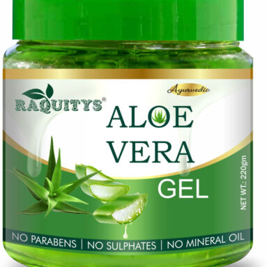 Raquitys Pure Aloe Vera Gel – Moisturize Skin & Younger Looking (220 Ml)(220 G)