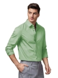 Be Active Men’S Cotton Formal Shirt (Rf0004_11_M) || Formal Shirts For Men || Men Formal Shirt Regular Fit || Formal Attire Men Green