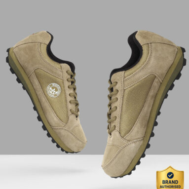 Woodland Lace Up Lightweight Breathable Comfortable Daily Use Casuals For Men(Khaki , 6)