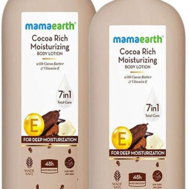 Mamaearth Cocoa Rich Moisturizing Body Lotion With Cocoa Butter & Vitamin E(800 Ml)