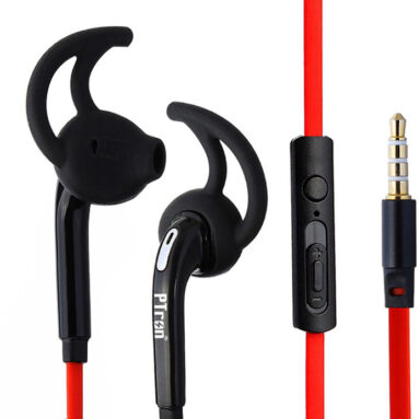 PTron Swift In-Ear Sports Stereo Wired(Red, Black, In the Ear)