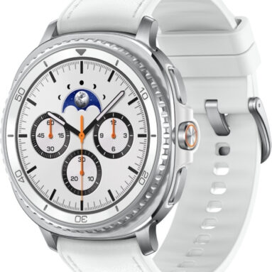 Samsung Galaxy Watch8 Classic (46Mm Bluetooth)(White Strap, Large)