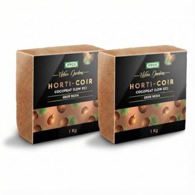 Iffco Urban Gardens – Cocopeat 2 Kg – Expand Upto 30 Litres – Low Ec Cocopeat Block For Plants & Home Garden – Export Quality Natural Coconut Coir Fibre With Neutral Ph