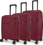 Nasher Miles Phuket Luggage Set 3 (S, M, L) Travel Trolley With Wet Pouch & Shoe Bag Cabin & Check-In Set 8 Wheels – 28 Inch