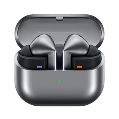 Samsung Galaxy Buds3 Pro Wireless Earbuds, Powered By Galaxy Ai, Ip57, Active Noise Cancellation, Adaptive Noise Control, 37Hrs Battery, 360 Surround Sound, Pinch Controls, Galaxy Ecosystem, Silver