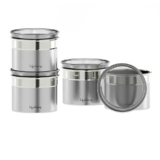 Lifelong Kitchen Storage Canisters (Set Of 4) |See Through Lid | 500 Ml Each | Llcan04