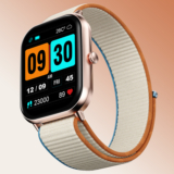 Fire-Boltt Hunter Nyluxe 51.1Mm (2.01) Hd Display Buetooth Calling With Single Chipset Smartwatch(Beige Strap, Free Size)