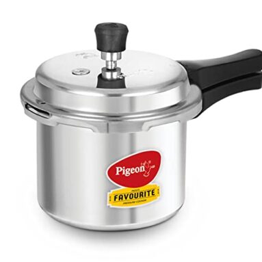 Pigeon By Stovekraft Favourite Outer Lid Non Induction Aluminium Pressure Cooker, 3 Litres