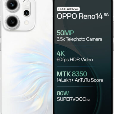 OPPO Reno14 5G (Pearl White, 256 GB)(8 GB RAM)