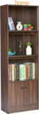 Deckup Cove Walnut Engineered Wood Semi-Open Book Shelf(Finish Color – Walnut, Diy(Do-It-Yourself))