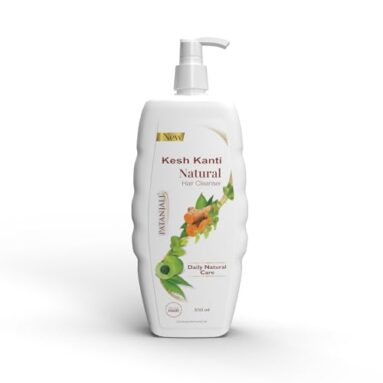 Patanjali Kesh Kanti Hair Cleanser Natural Shampoo, Herbal Care For Healthy Hair, Suitable For All Hair Types (650 Ml)